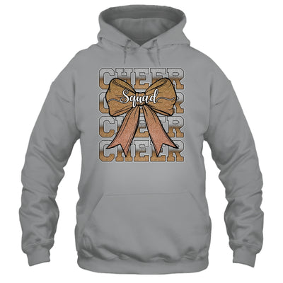 Cheer Squad Funny Cheerleader Cheerleading Coquette Brown Shirt & Tank Top | teecentury