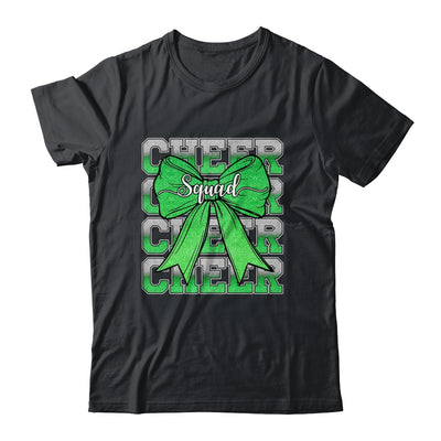 Cheer Squad Funny Cheerleader Cheerleading Coquette Green Shirt & Tank Top | teecentury