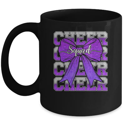 Cheer Squad Funny Cheerleader Cheerleading Coquette Purple Mug | teecentury