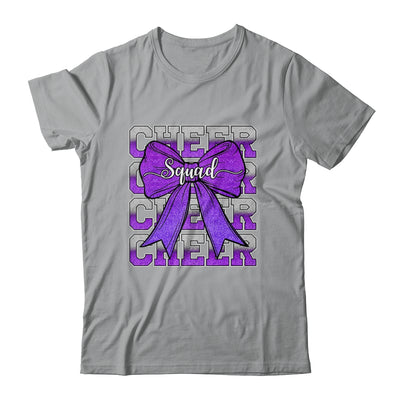 Cheer Squad Funny Cheerleader Cheerleading Coquette Purple Shirt & Tank Top | teecentury