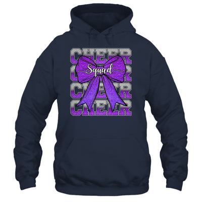 Cheer Squad Funny Cheerleader Cheerleading Coquette Purple Shirt & Tank Top | teecentury