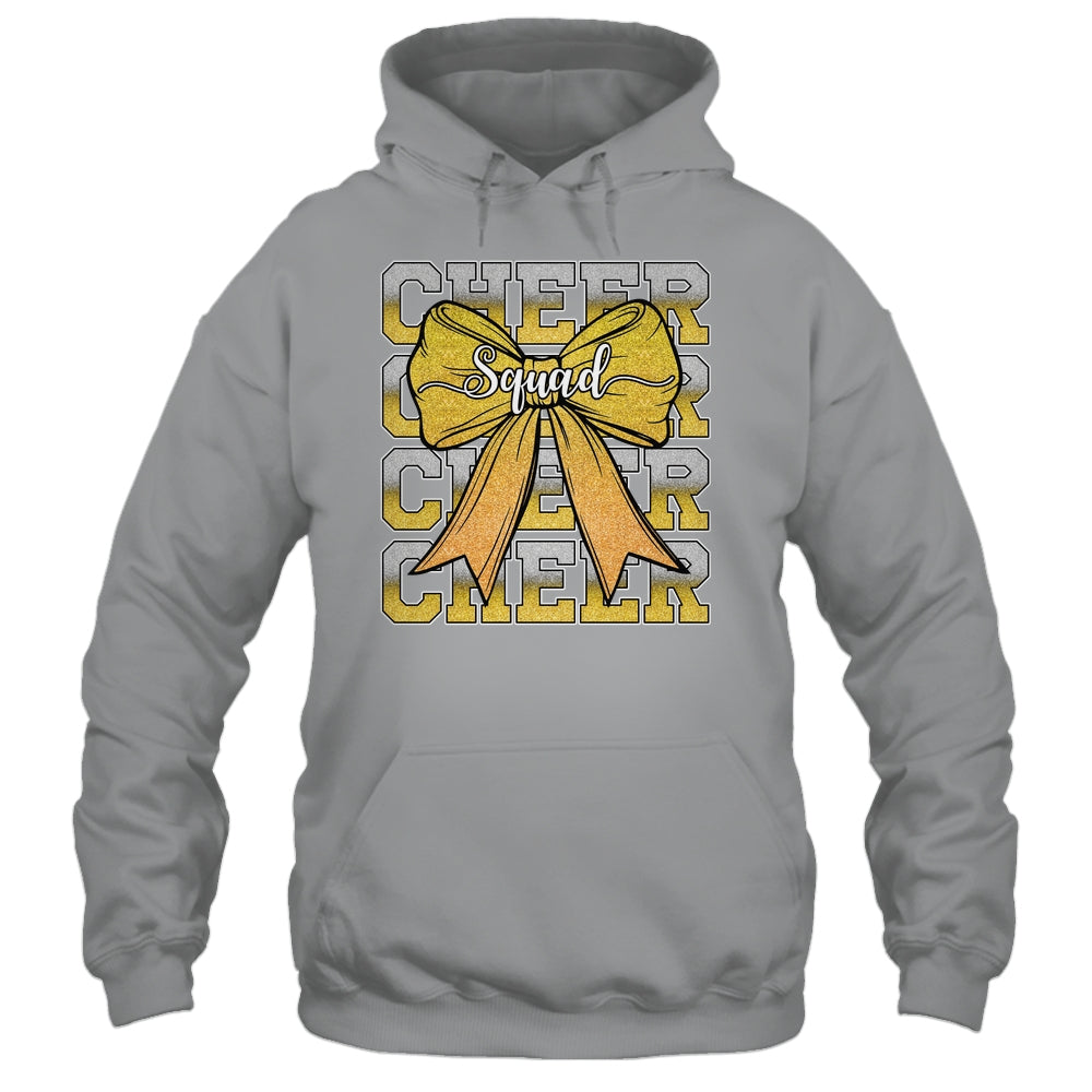 Cheer Squad Funny Cheerleader Cheerleading Coquette Yellow Shirt & Tank Top | teecentury