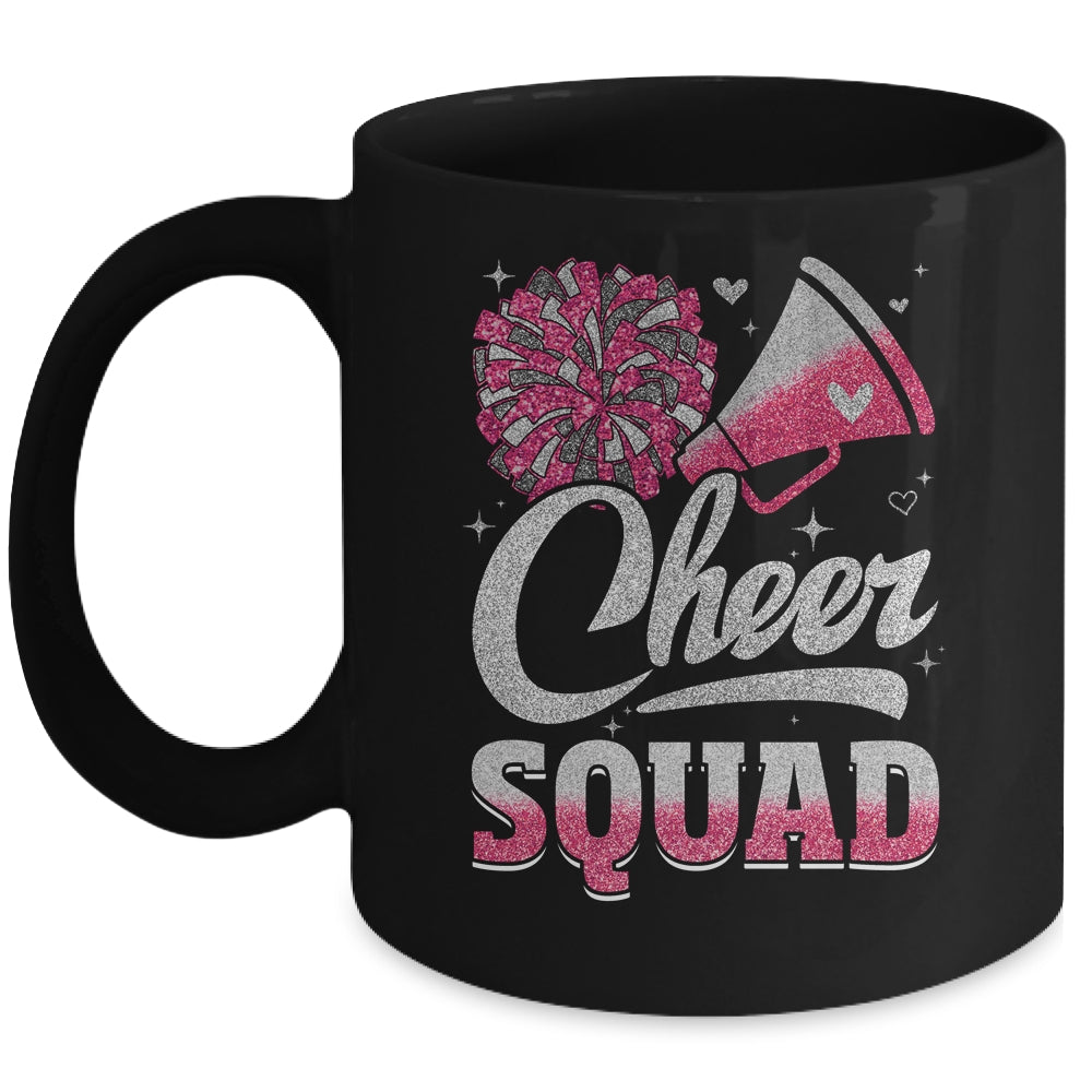 Cheer Squad Funny Cheerleader Cheerleading Pink Women Girl Mug | teecentury