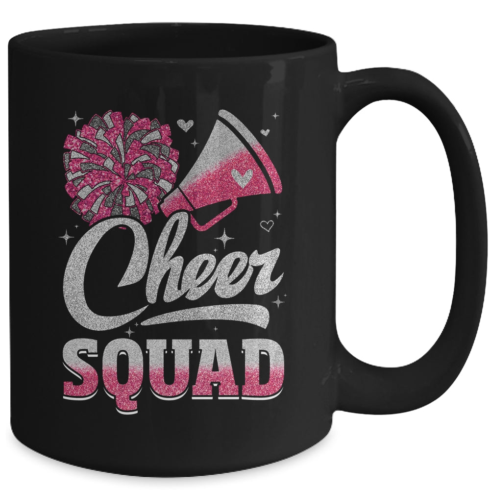 Cheer Squad Funny Cheerleader Cheerleading Pink Women Girl Mug | teecentury
