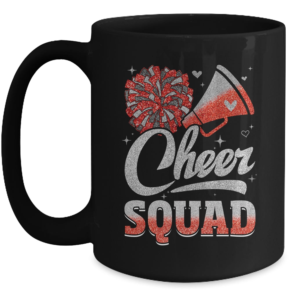 Cheer Squad Funny Cheerleader Cheerleading Red Women Girl Mug | teecentury