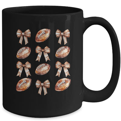 Cheerleader Football Mom Coquette Bow Game Day Women Girls Mug | teecentury