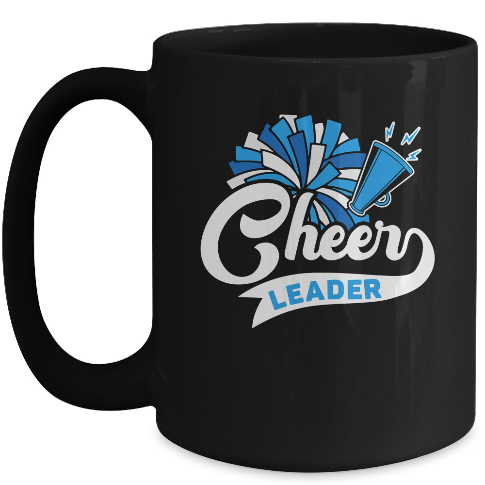 Cheerleader For Girls Women Cheerleading Cheer Practice Blue Mug | teecentury