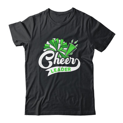 Cheerleader For Girls Women Cheerleading Cheer Practice Green Shirt & Tank Top | teecentury