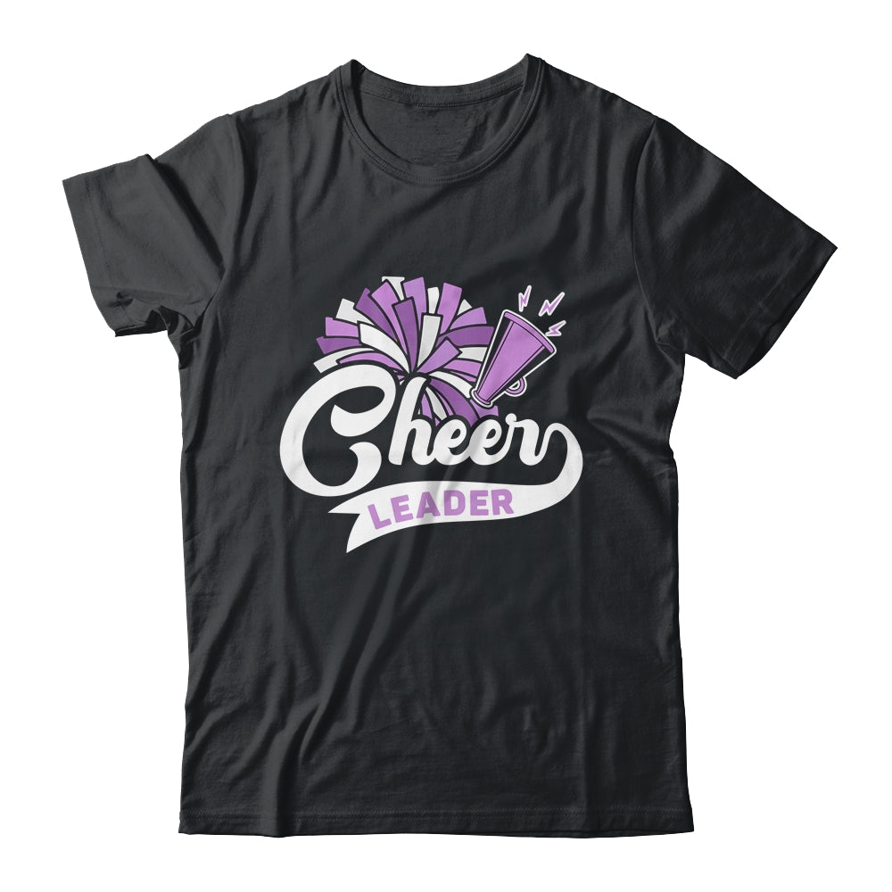 Cheerleader For Girls Women Cheerleading Cheer Practice Purple Shirt & Tank Top | teecentury