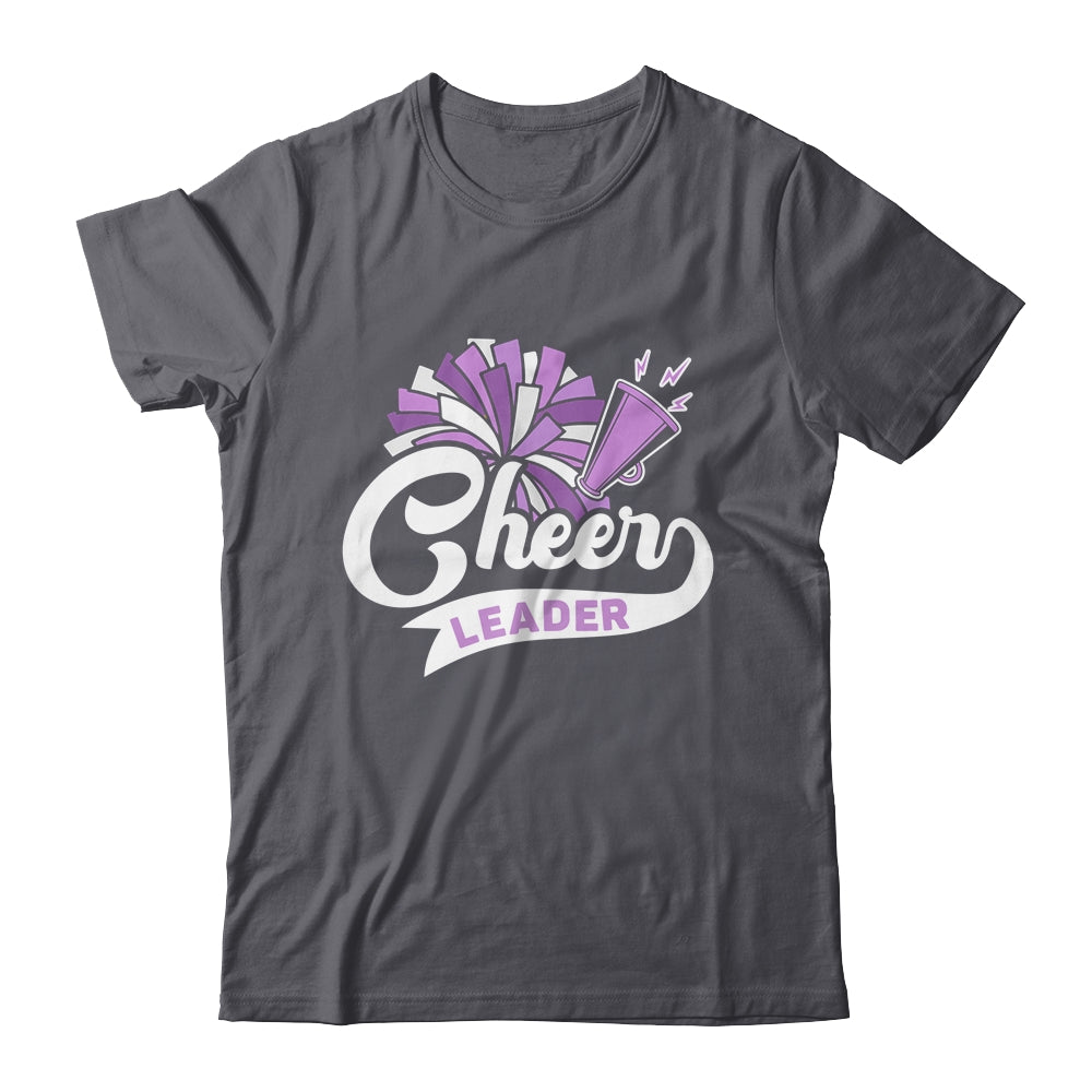 Cheerleader For Girls Women Cheerleading Cheer Practice Purple Shirt & Tank Top | teecentury