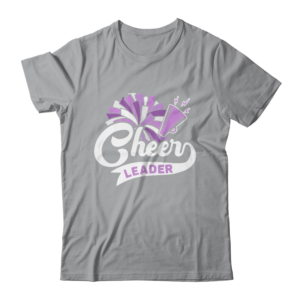 Cheerleader For Girls Women Cheerleading Cheer Practice Purple Shirt & Tank Top | teecentury
