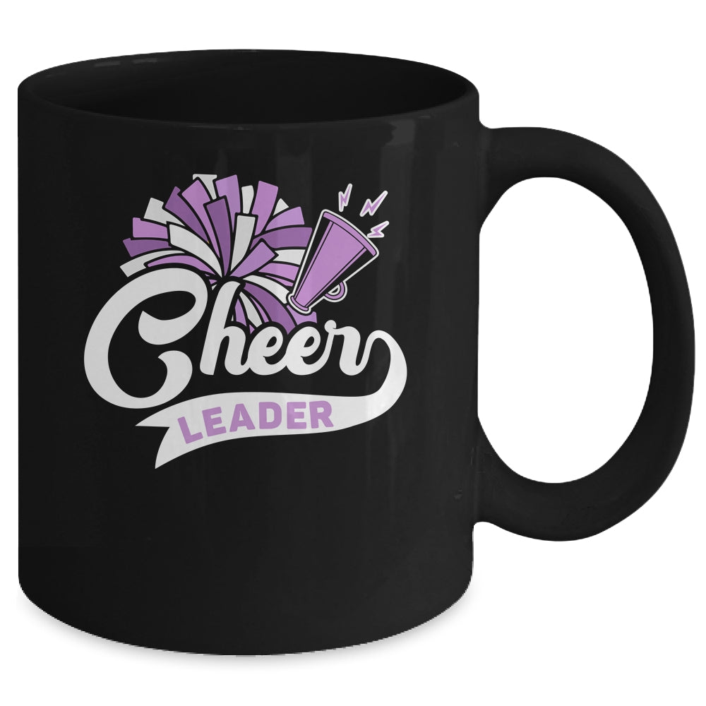 Cheerleader For Girls Women Cheerleading Cheer Practice Purple Mug | teecentury