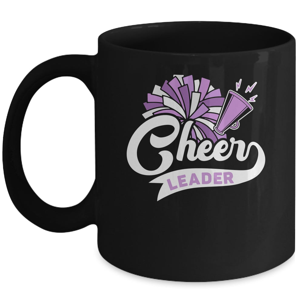 Cheerleader For Girls Women Cheerleading Cheer Practice Purple Mug | teecentury