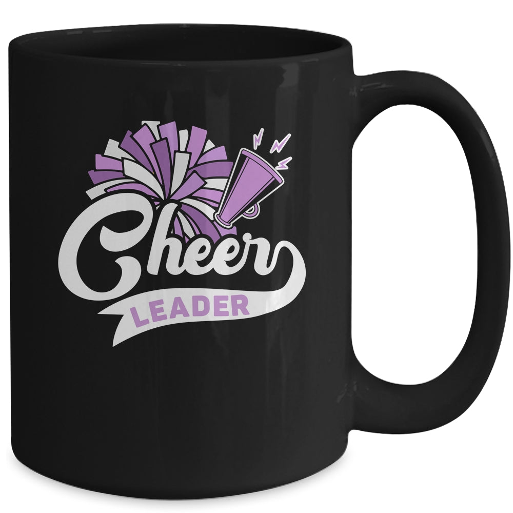 Cheerleader For Girls Women Cheerleading Cheer Practice Purple Mug | teecentury