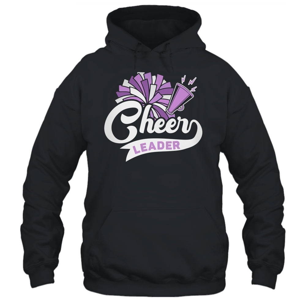 Cheerleader For Girls Women Cheerleading Cheer Practice Purple Shirt & Tank Top | teecentury