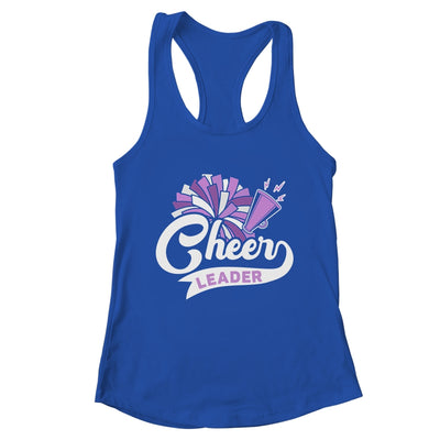 Cheerleader For Girls Women Cheerleading Cheer Practice Purple Shirt & Tank Top | teecentury