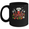 Chef Octopus Funny Cooking Sous Chef Cook Art Men Women Mug | teecentury