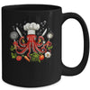 Chef Octopus Funny Cooking Sous Chef Cook Art Men Women Mug | teecentury