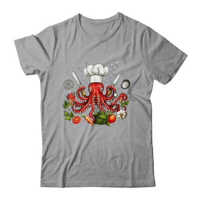 Chef Octopus Funny Cooking Sous Chef Cook Art Men Women Shirt & Hoodie | teecentury