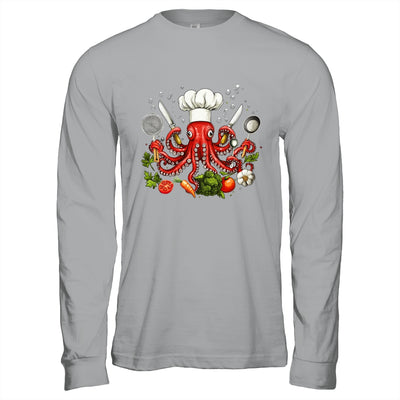 Chef Octopus Funny Cooking Sous Chef Cook Art Men Women Shirt & Hoodie | teecentury