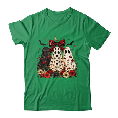 Cherry Ghost Coquette Halloween Spooky Season Ghost Leopard Shirt & Sweatshirt | teecentury