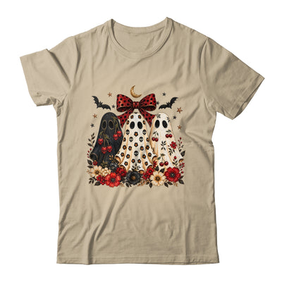 Cherry Ghost Coquette Halloween Spooky Season Ghost Leopard Shirt & Sweatshirt | teecentury