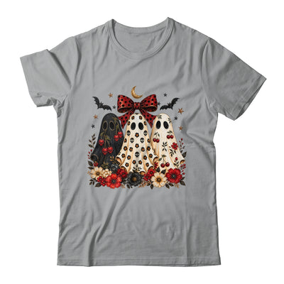 Cherry Ghost Coquette Halloween Spooky Season Ghost Leopard Shirt & Sweatshirt | teecentury