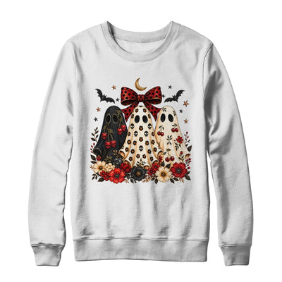 Cherry Ghost Coquette Halloween Spooky Season Ghost Leopard Shirt & Sweatshirt | teecentury