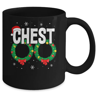 Chest Nuts Matching Chestnuts Funny Christmas Couples Chest Mug | teecentury
