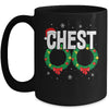 Chest Nuts Matching Chestnuts Funny Christmas Couples Chest Mug | teecentury