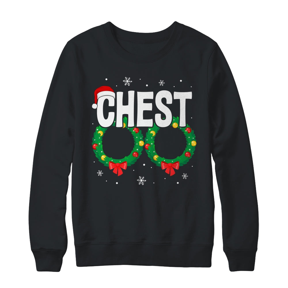 Chest Nuts Matching Chestnuts Funny Christmas Couples Chest Shirt & Sweatshirt | teecentury