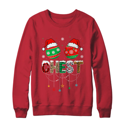 Chestnuts Matching Family Funny Chest Nuts Christmas Couples Shirt & Sweatshirt | teecentury