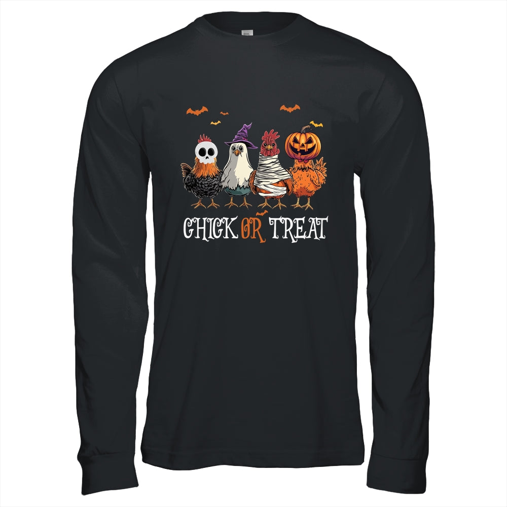Chick Or Treat Halloween Witch Spooky Chicken Women Shirt & Hoodie | teecentury