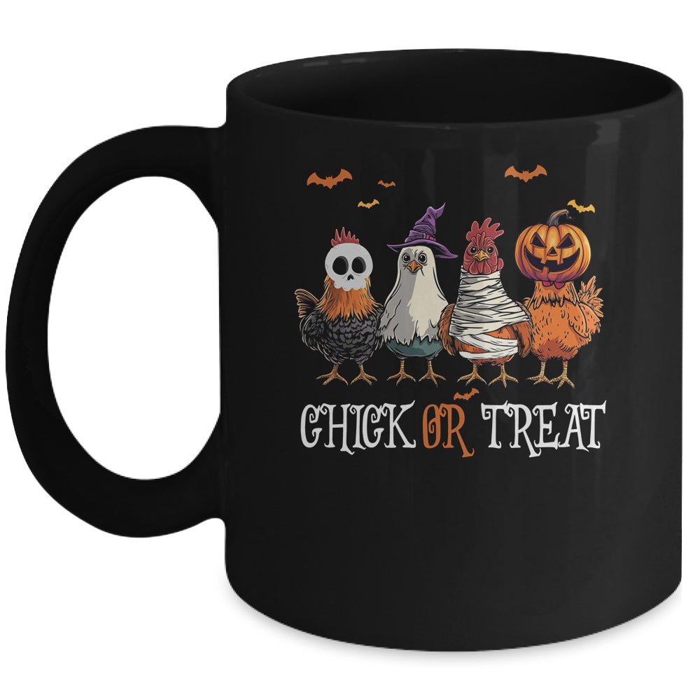 Chick Or Treat Halloween Witch Spooky Chicken Women Mug | teecentury
