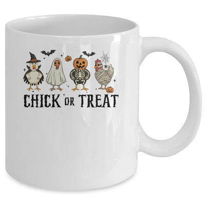 Chick Or Treat Spooky Chicken Halloween Spooky Season Kids Mug | teecentury