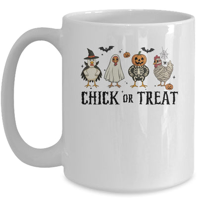 Chick Or Treat Spooky Chicken Halloween Spooky Season Kids Mug | teecentury