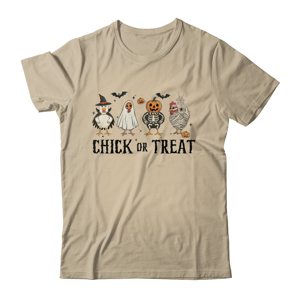 Chick Or Treat Spooky Chicken Halloween Spooky Season Kids Shirt & Hoodie | teecentury