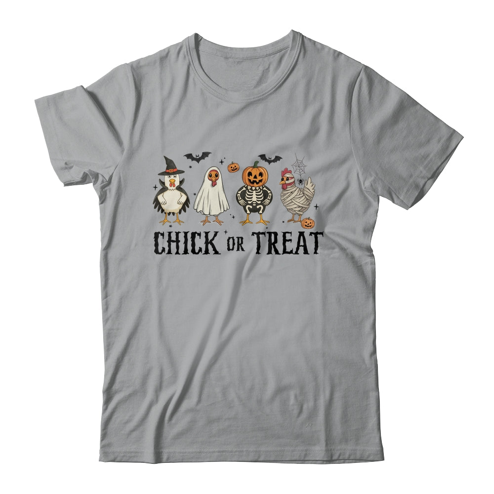 Chick Or Treat Spooky Chicken Halloween Spooky Season Kids Shirt & Hoodie | teecentury
