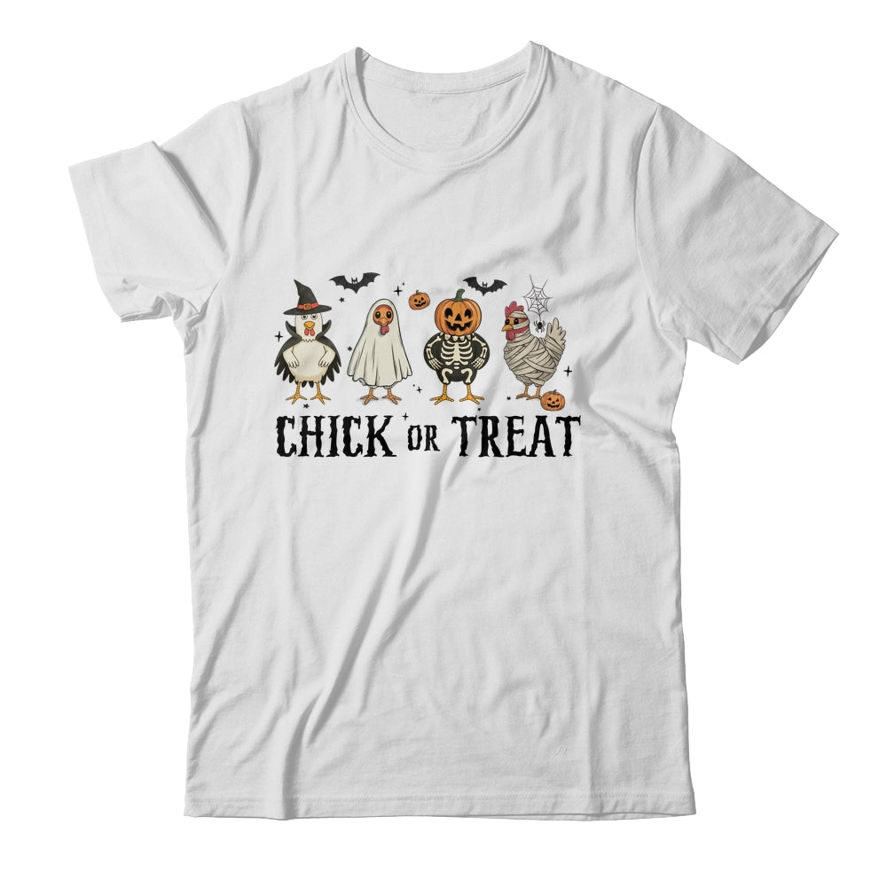 Chick Or Treat Spooky Chicken Halloween Spooky Season Kids Shirt & Hoodie | teecentury