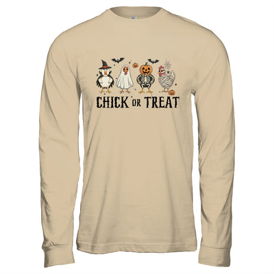 Chick Or Treat Spooky Chicken Halloween Spooky Season Kids Shirt & Hoodie | teecentury