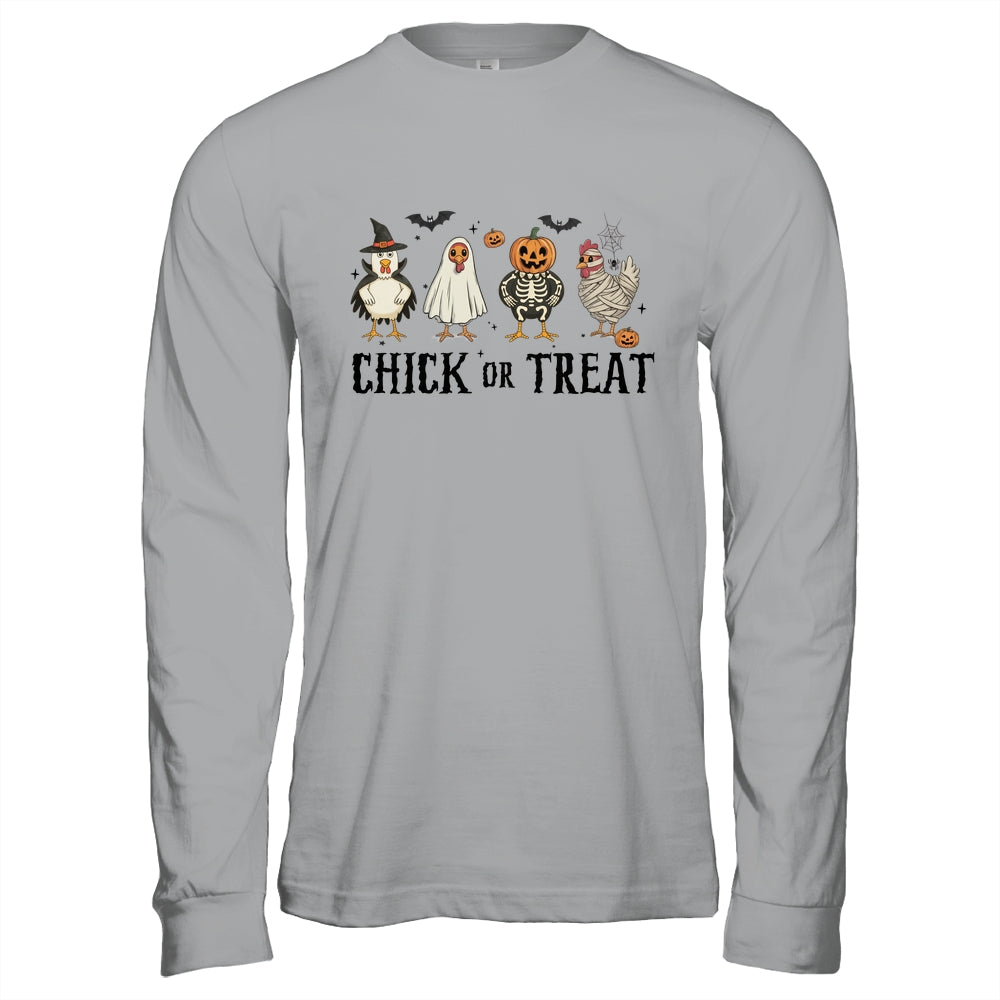 Chick Or Treat Spooky Chicken Halloween Spooky Season Kids Shirt & Hoodie | teecentury