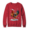Chicken Christmas Chickens Santa Hat Xmas Chicken Lover Shirt & Sweatshirt | teecentury