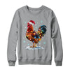 Chicken Christmas Chickens Santa Hat Xmas Chicken Lover Shirt & Sweatshirt | teecentury