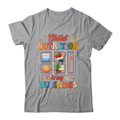 Child Nutrition Is My Business Lunch Lady Cafeteria Groovy Shirt & Hoodie | teecentury