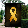 Childhood Cancer Awareness Flag Gold Ribbon