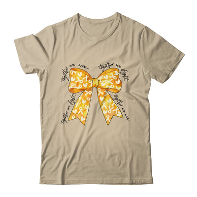 Childhood Cancer Warrior Together We Fight Together We Win Shirt & Hoodie | teecentury