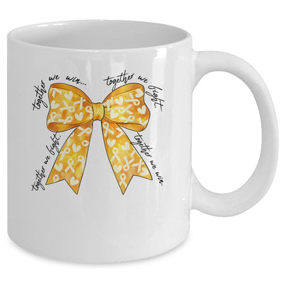Childhood Cancer Warrior Together We Fight Together We Win Mug | teecentury