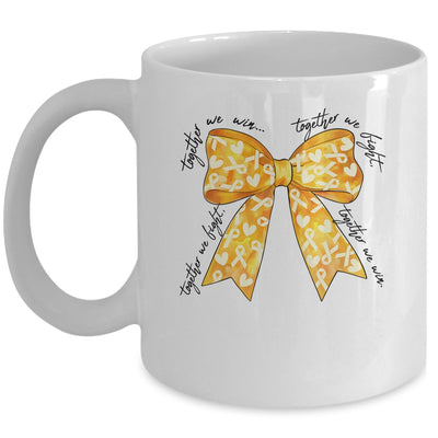 Childhood Cancer Warrior Together We Fight Together We Win Mug | teecentury