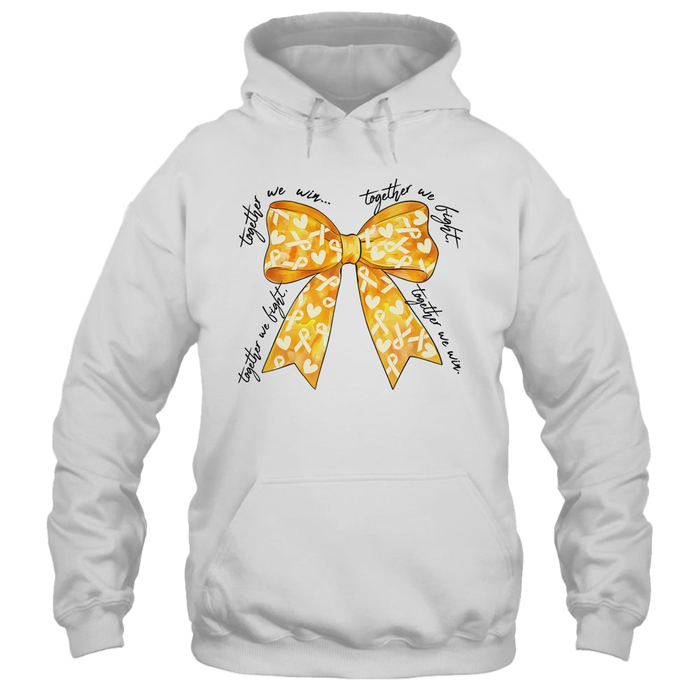 Childhood Cancer Warrior Together We Fight Together We Win Shirt & Hoodie | teecentury