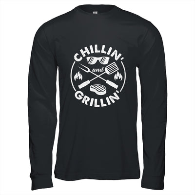 Chillin And Grillin Costume Funny BBQ Grilling Dad Shirt & Hoodie | teecentury